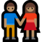 Man and Woman Holding Hands - Medium emoji on Microsoft